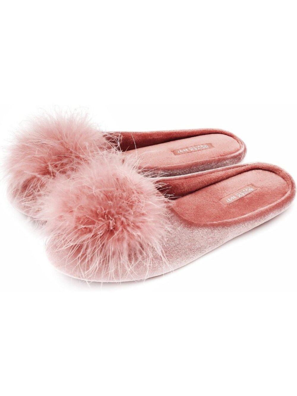 Cozy Fuzzy Velvet Memory Foam Indoor Slippers | Non-Slip Lightweight House Shoes